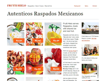Tablet Screenshot of fruttihielo.com